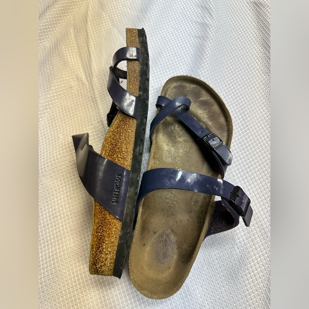 Birkenstock Purple Mayari Sandals Size 42 - Picture 3 of 5